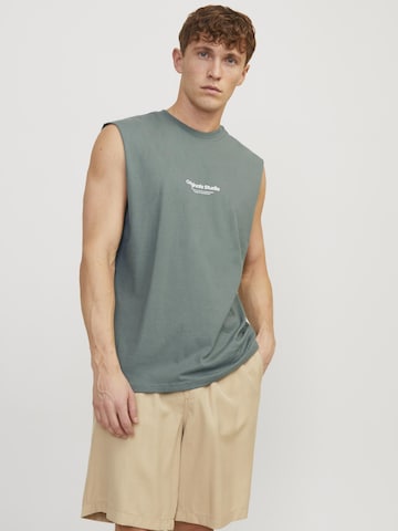JACK & JONES Bluser & t-shirts 'Vesterbro' i grøn: forside