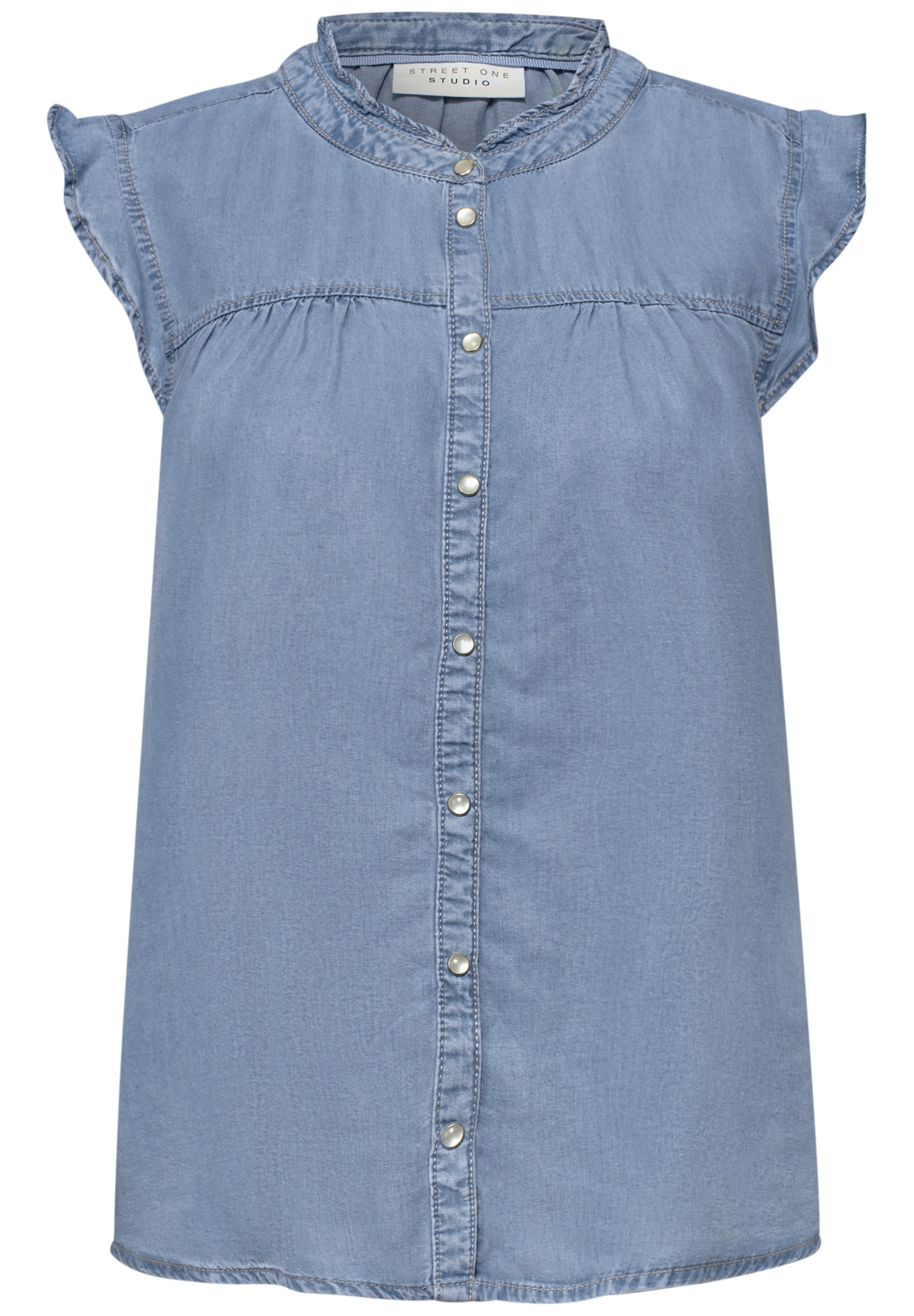 Street One Studio Bluse in Blau: Vorderseite