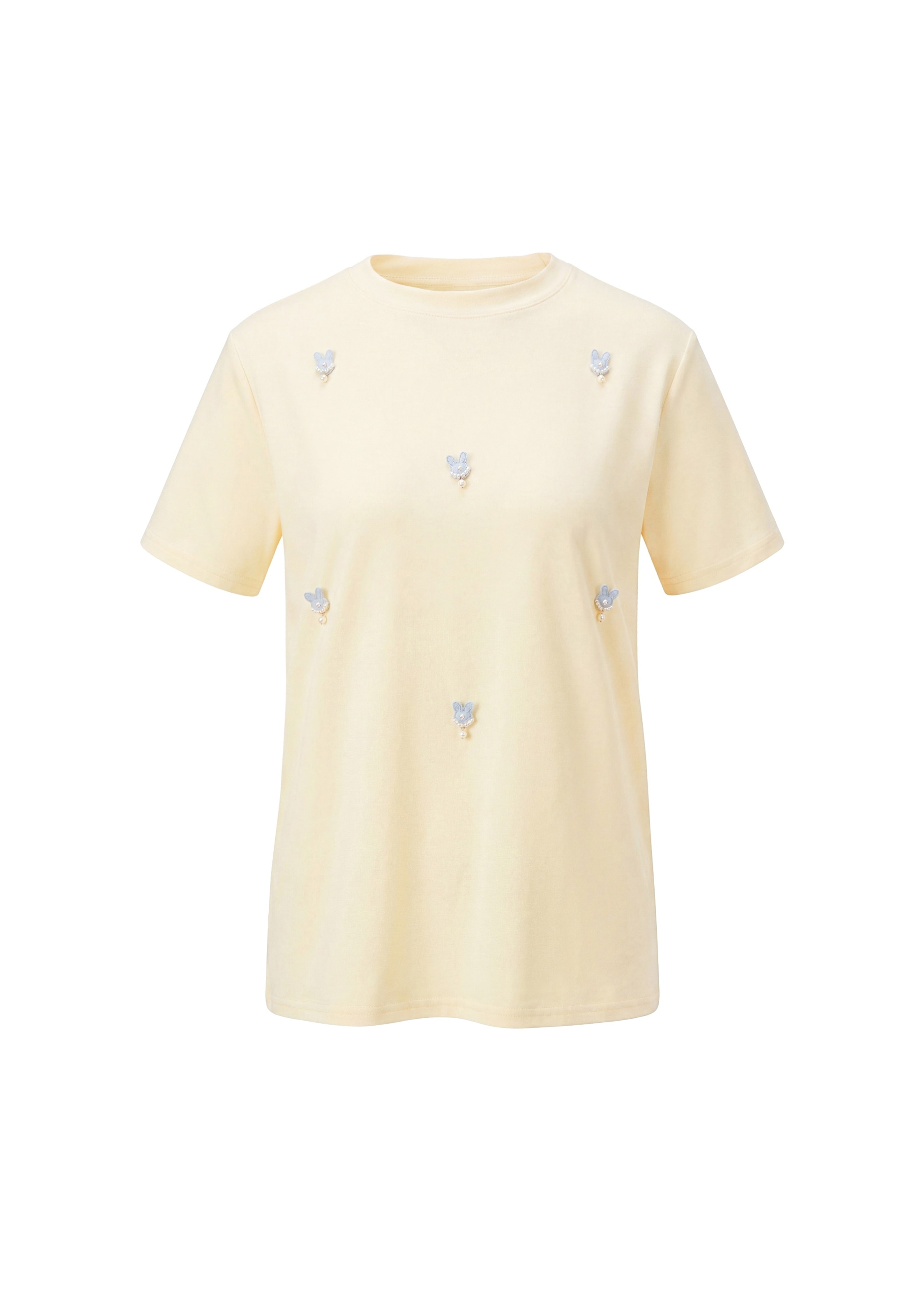 T-shirt 'Pop' MYMO en jaune : devant