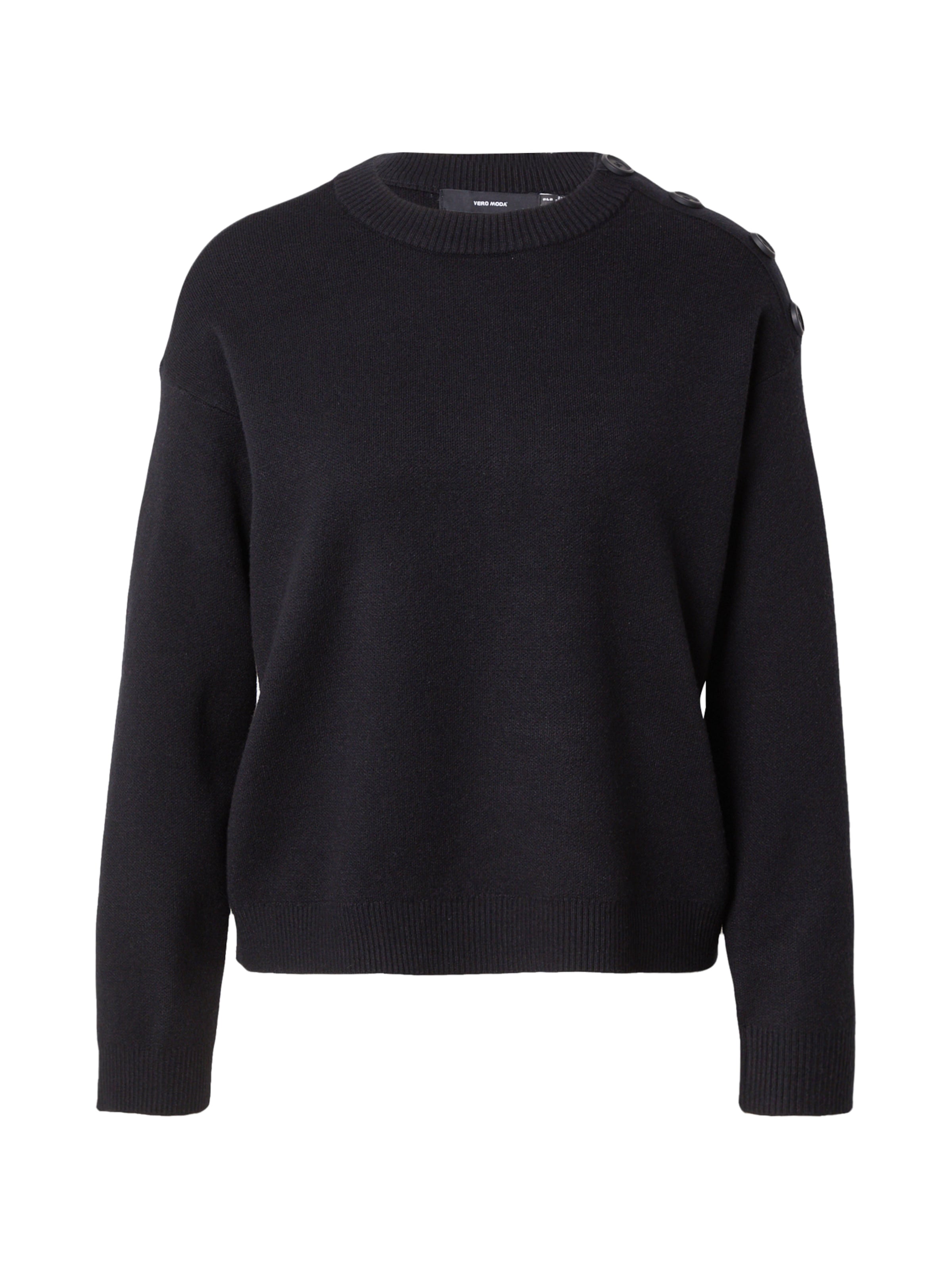 Pull-over 'VMSaba' VERO MODA en noir : devant