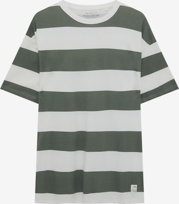 Tricou de la Pull&Bear pe verde: față