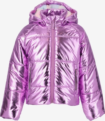 ZigZag Winter Jacket 'Fantasy' in Purple: front