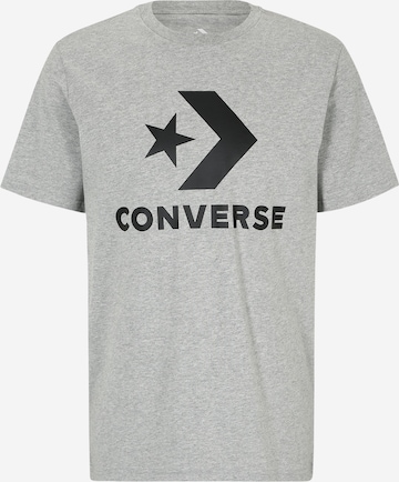 CONVERSE Тениска в сиво: отпред