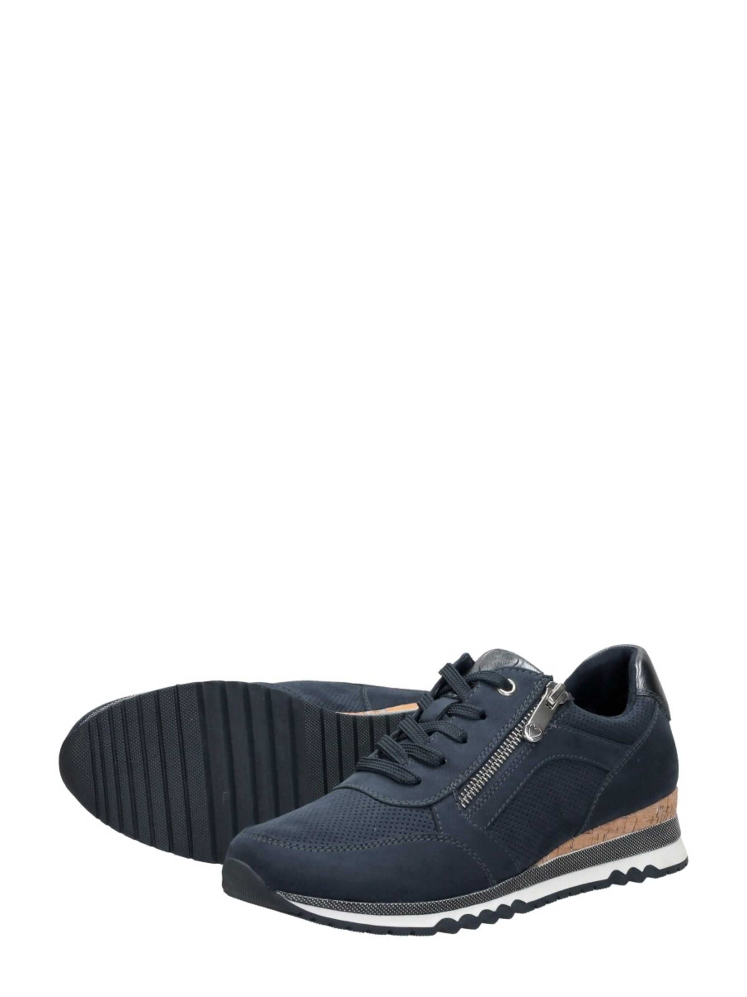 MARCO TOZZI Platform trainers 'Sneakers Laag' in Blue