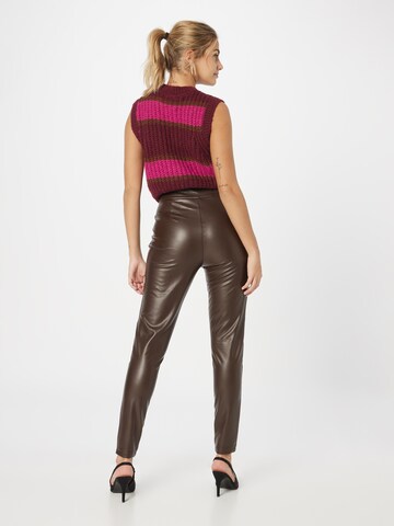 Skinny Pantalon 'JESSIE' ONLY en marron