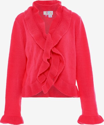 Cardigan IZIA en rose : devant