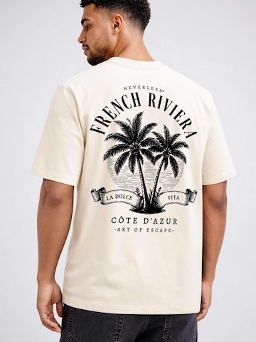 Neverless Shirt 'French Riviera' in Beige