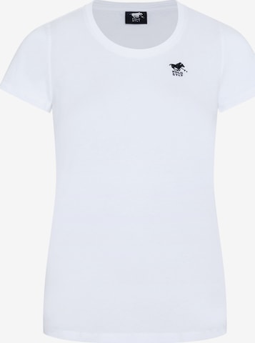 Polo Sylt Shirt in White: front