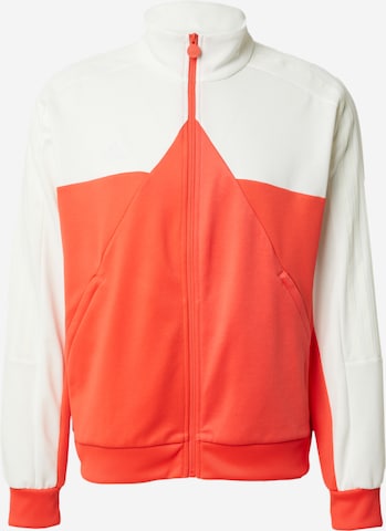 ADIDAS SPORTSWEAR Sportsweatjacke 'Tiro' in Orange: predná strana