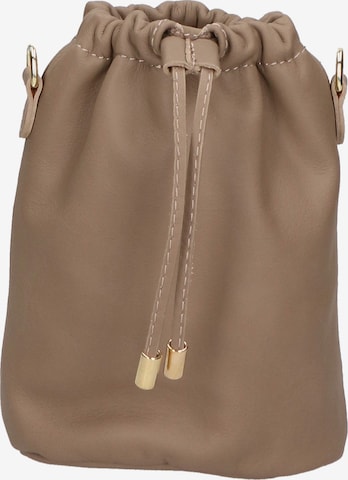 faina - Bolso saco en marrón: frente