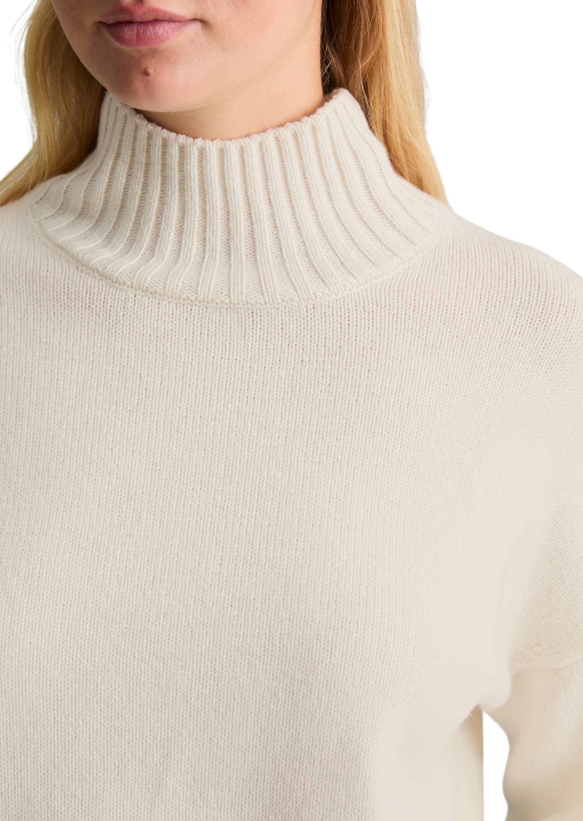 Marc O'Polo DENIM Pullover in Weiß: Vorderseite