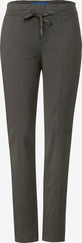 STREET ONE Slimfit Broek in Groen: voorkant