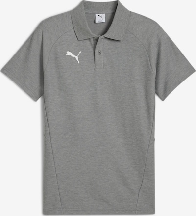 PUMA Camisa 'Team' em cinzento / branco, Vista do artigo