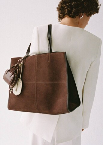 MANGO Shopper 'G--Fes' in Brown
