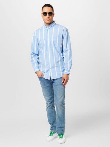 TOMMY HILFIGER Regular Fit Hemd in Blau