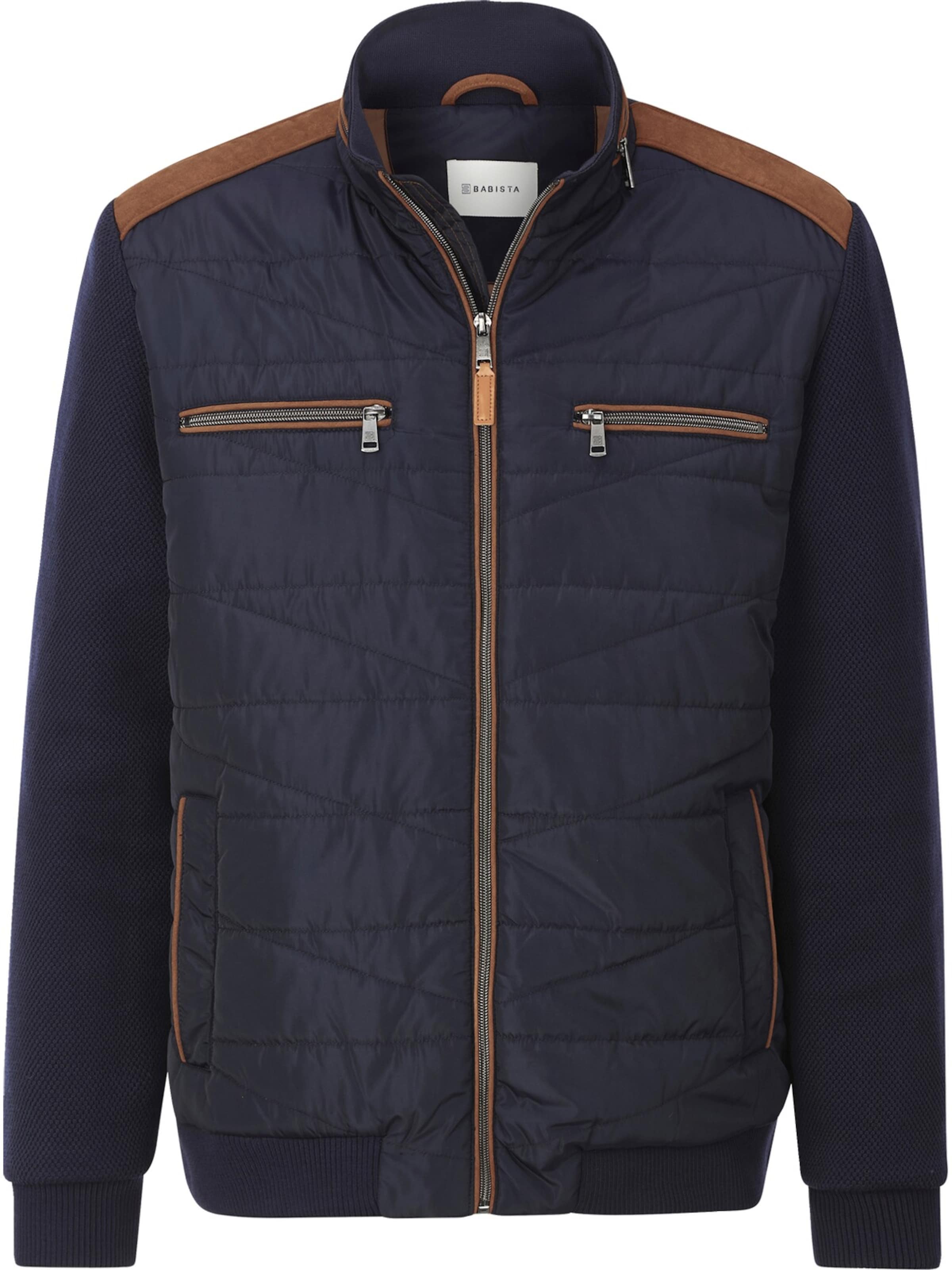 BABISTA Between-Season Jacket 'Belor' in Blue: front