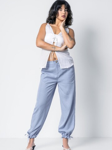 trueStory Wide leg Pants 'FJELLA' in Blue