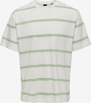 Only & Sons Shirt 'HARRY' in White: front