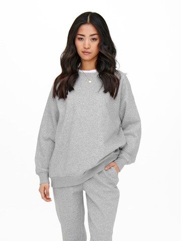 ONLY Sweatshirt 'Every' in Grau