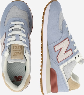 Sneaker bassa '574' di new balance in blu