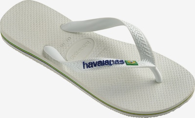 HAVAIANAS T-Bar Sandals 'Brasil' in 25-26 in Blue / Green / White, Item view