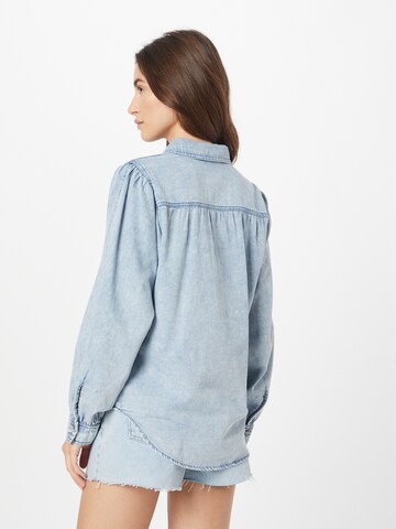 GARCIA Bluse in Blau