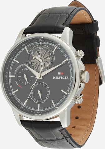 TOMMY HILFIGER Analog klocka 'STEWART' i svart: framsida