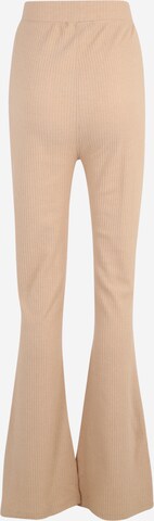Missguided Tall Flared Hose in Beige