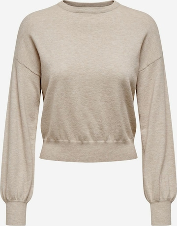 ONLY Sweater 'Lely' in Beige: front