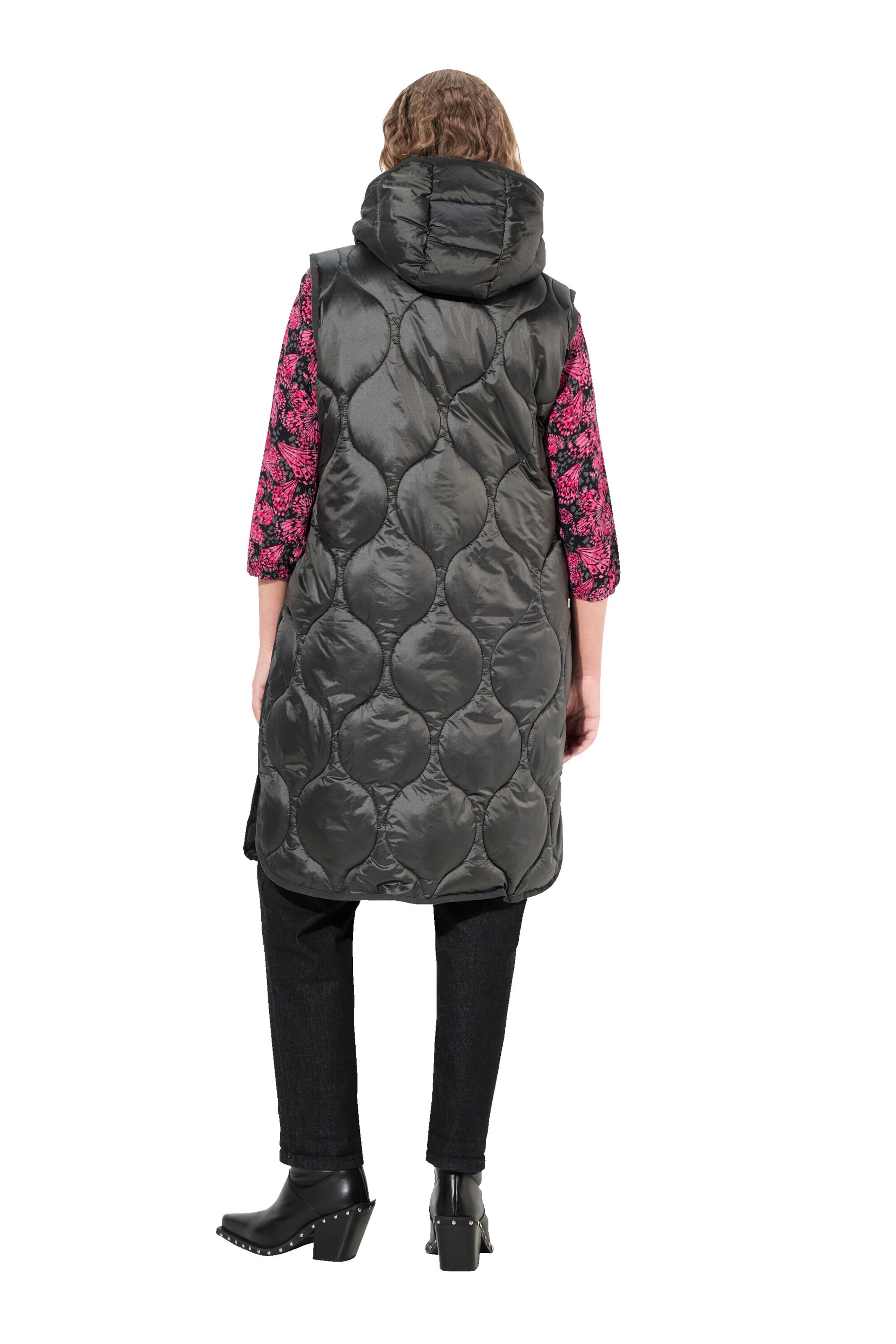 Ulla Popken Vest in Grey