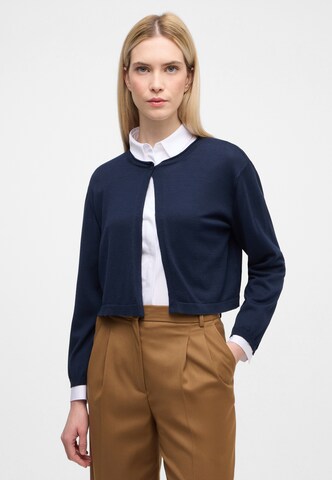 ETERNA Knit cardigan in Blue: front