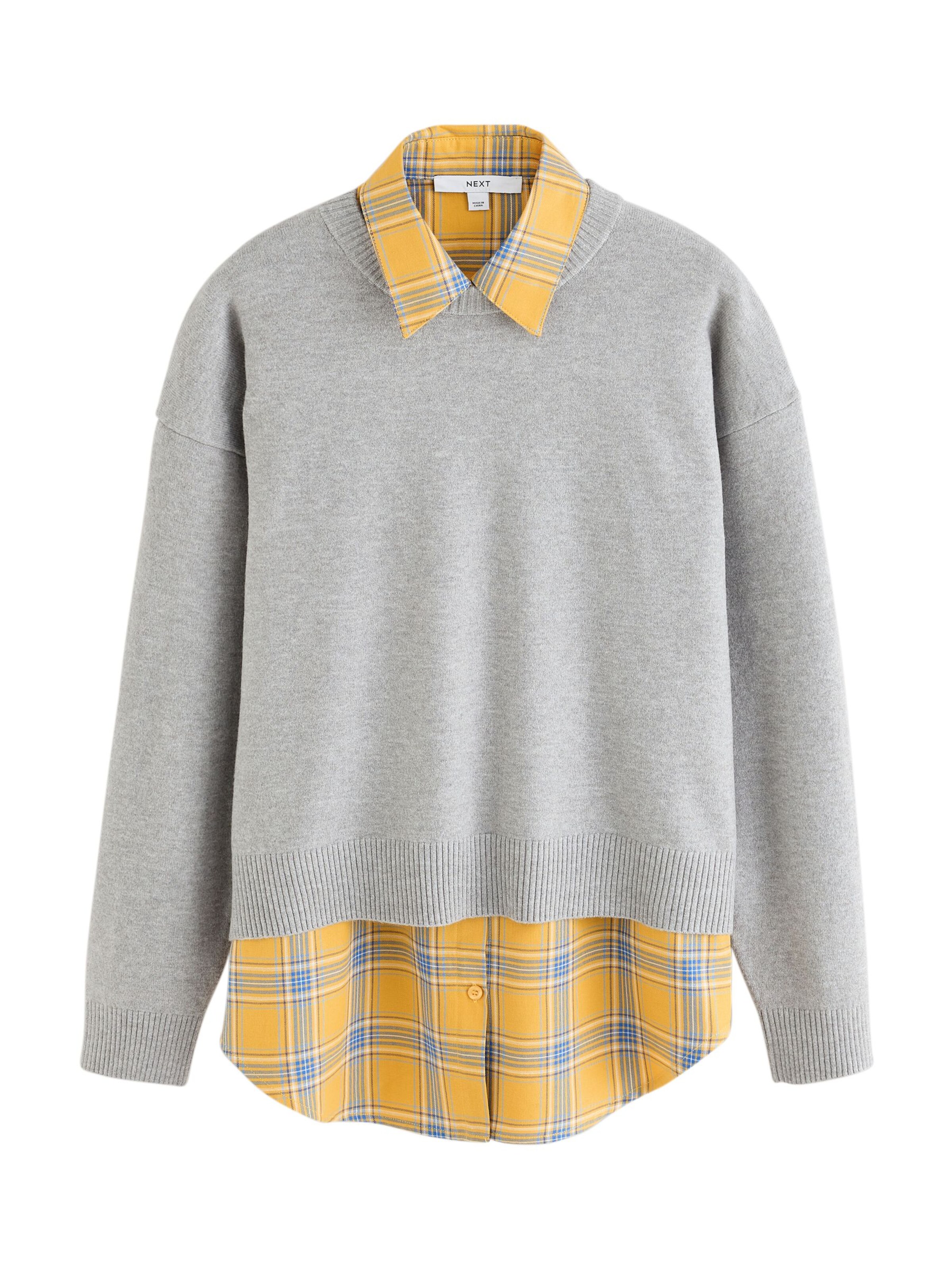 Next Sweater in Grey: front