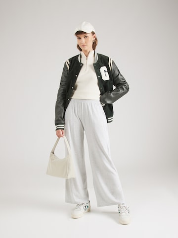 Wide Leg Pantalon Abercrombie & Fitch en gris