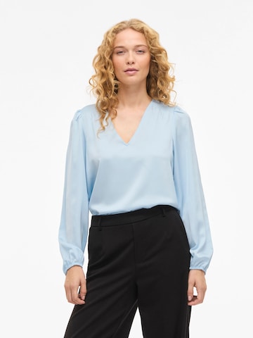 VILA Blouse 'VIEllette' in Blauw: voorkant