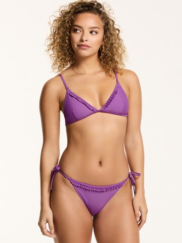 Shiwi Triangel Bikini 'Romy' in Lila: voorkant