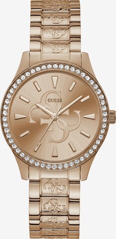 GUESS Analoog horloge 'ANNA' in Goud: voorkant