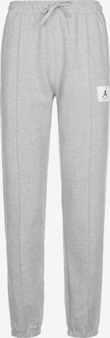 Effilé Pantalon de sport Jordan en gris : devant