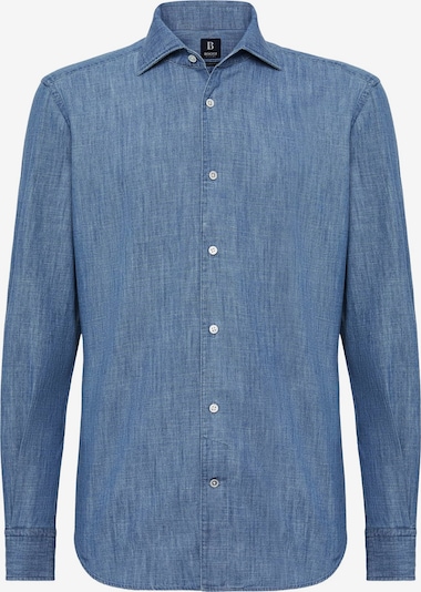 Boggi Milano Button Up Shirt in Blue denim, Item view