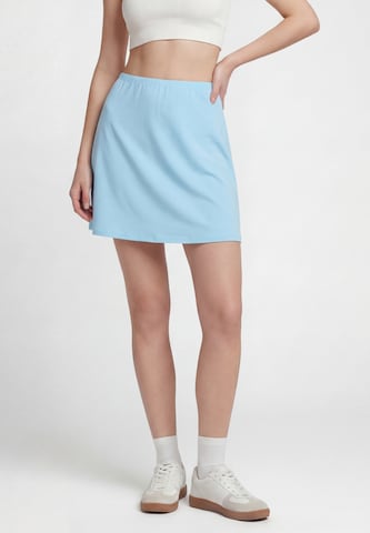 MYMO - Falda en azul: frente