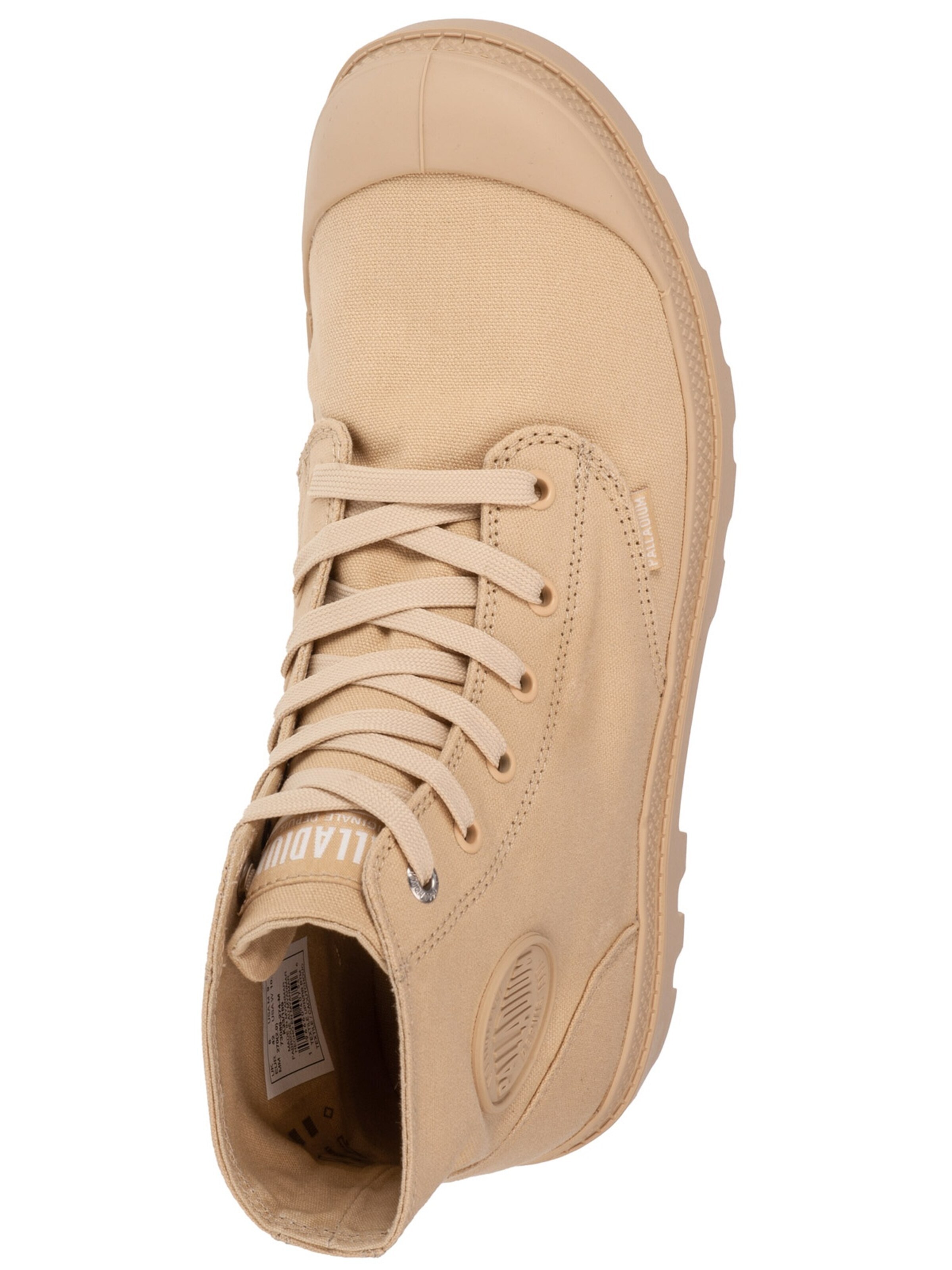 Palladium Sneakers hoog 'Palladium Mono Chrome' in Beige