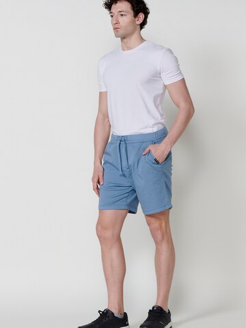 KOROSHI - regular Pantalón en azul