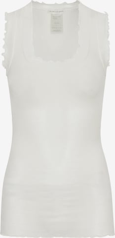 Haut 'Flounce' Seamless Basic en blanc : devant