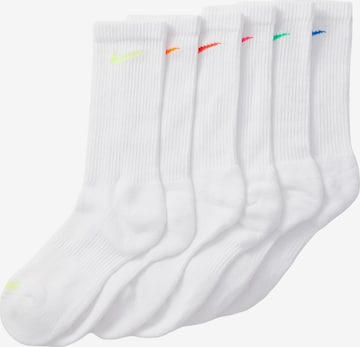 NIKE Спортивные носки 'Everyday Plus' в Белый: спереди