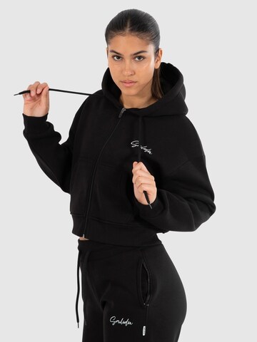 Smilodox Sweatvest 'Calma' in Zwart