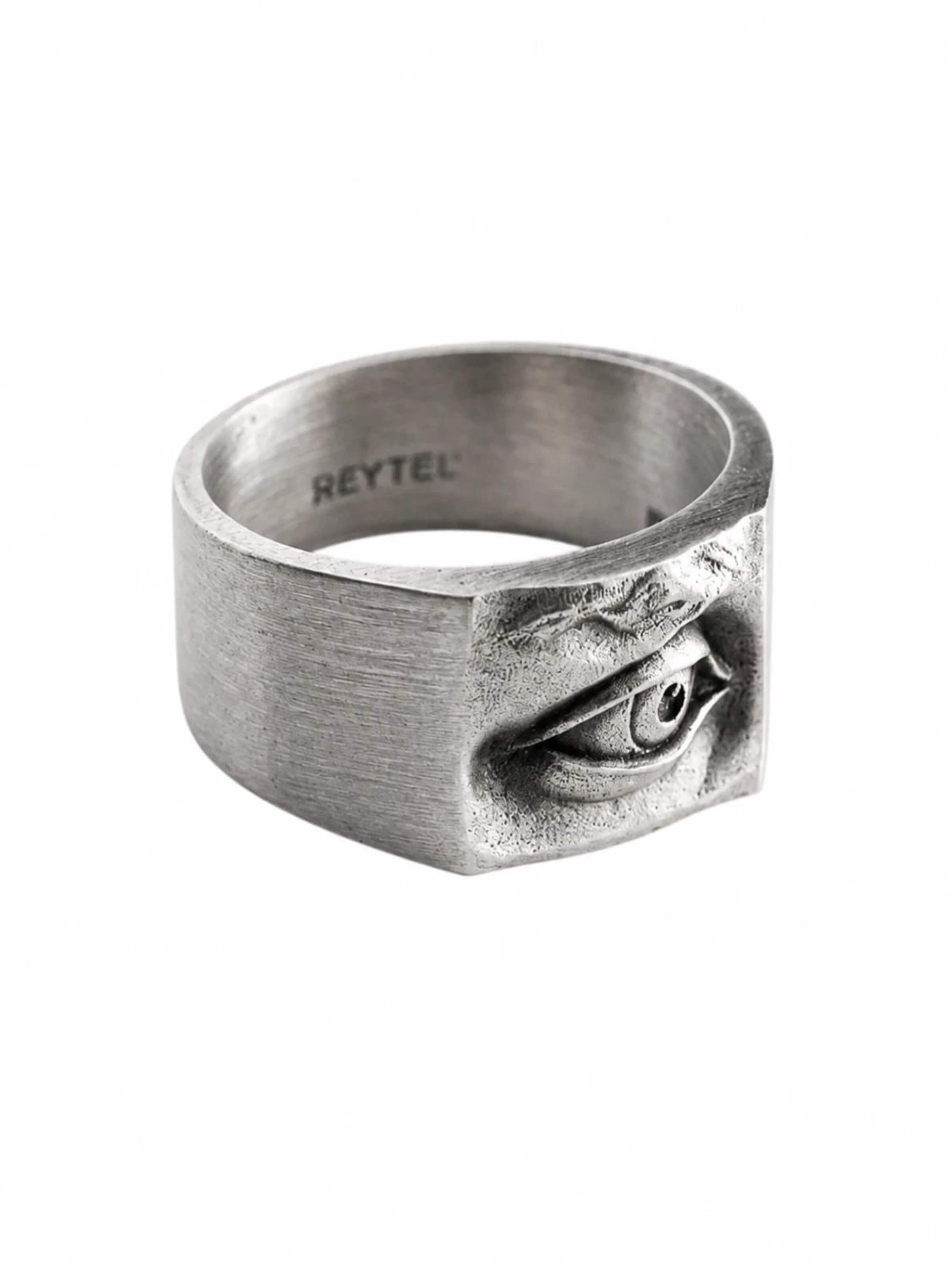 Bague 'EYE OF PROVIDENCE' REYTEL en argent : devant