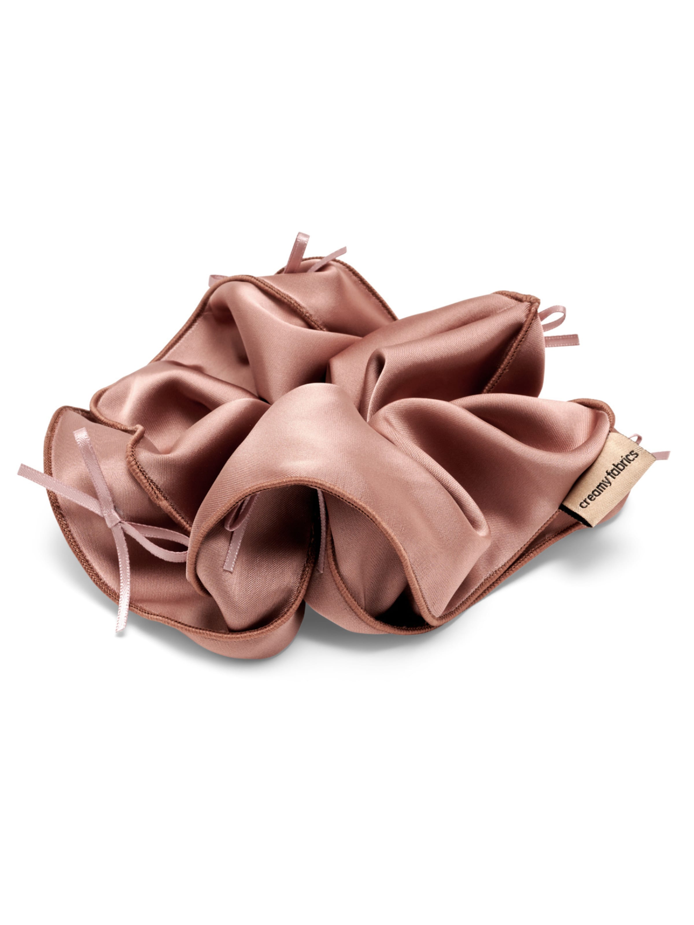 cfab (formerly creamy fabrics) Haarsieraden 'Alltags-Oversize-Scrunchie' in Bruin