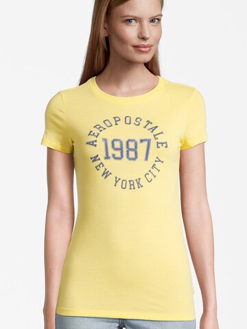 T-shirt 'JKI 1987' AÉROPOSTALE en jaune