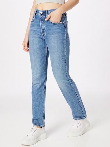 LEVI'S ® Štandardný strih Džínsy '501® Jeans For Women' - Modrá: predná strana