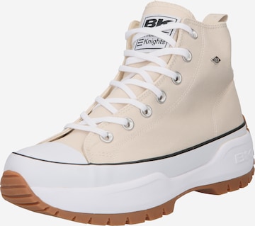 BRITISH KNIGHTS Sneakers high 'KAYA' i beige: forside