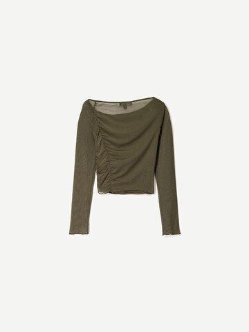 Camicia da donna di Bershka in verde